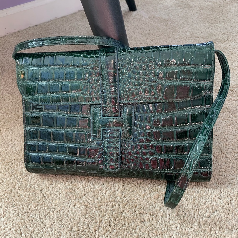 “Muska” Genuine Leather Clutch